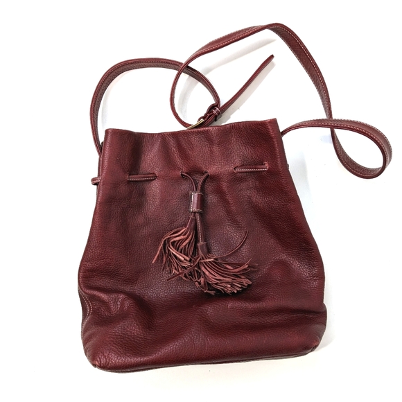 Neiman Marcus Handbags - Vintage Neiman Marcus Red Leather Bag